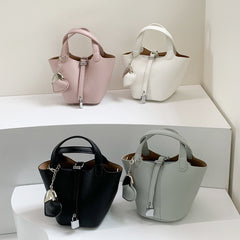 Versatile Bucket Bag, Simple and Trendy Chain Commuting Single-shoulder Crossbody Bag