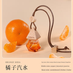 Car Perfume and Aromatherapy Pendant, Essential Oil Fragrance,High-end Long-lasting Pendant for Cars
