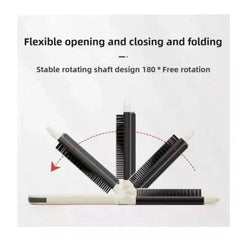 Portable Mini Folding Airbag Comb for Ladies with A Mirror