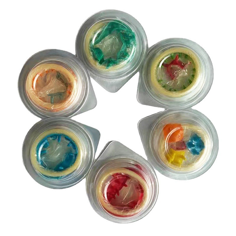 【Special-shaped】Bob Couple's Sexi Toys with Soft Thorns Sleeve Condoms 1 pcs