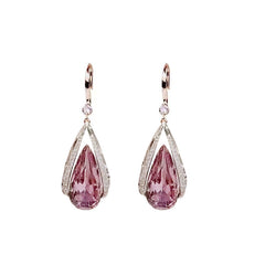 Feminine, Trendy, Luxurious, Versatile, Fashionable and Elegant Earrings with Water Drop Hooks