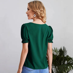 Short-sleeved T-shirt, A Thin, Loose and Versatile Top for Women