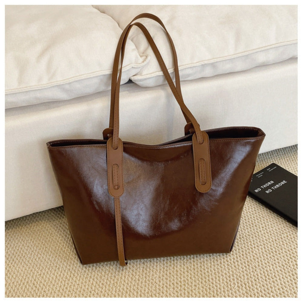 High-end Retro Large-capacity Bag, Fashionable Tote Bag for Women