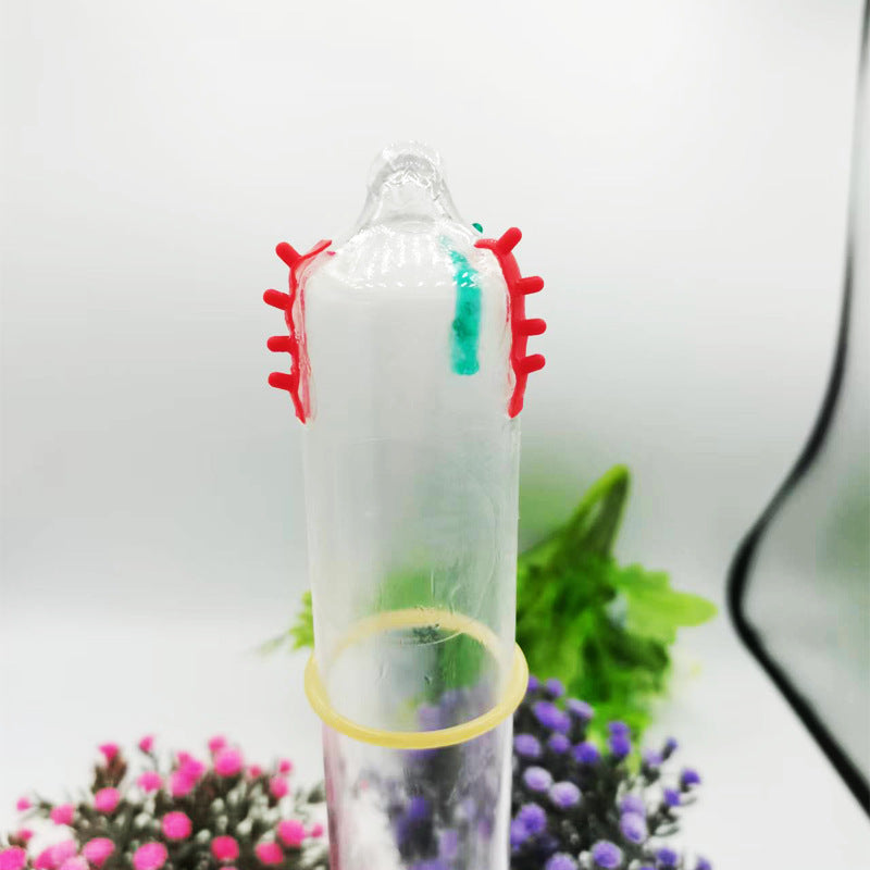 【Special-shaped】Bob Couple's Sexi Toys with Soft Thorns Sleeve Condoms 1 pcs