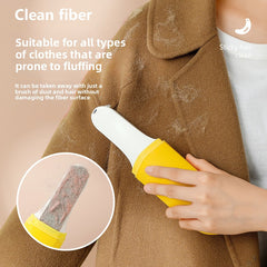 New Sticky Hair Remover, Cat Cartoon Hair Removal Wonder,Double-sided Hair Brush,  Clothes Hair Scraper, Hair Scraper for Family