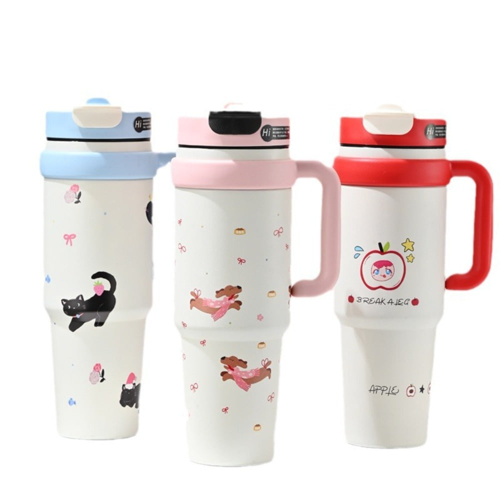 Big MAC Insulated Cup, Stainless Steel Water Cup with Straw