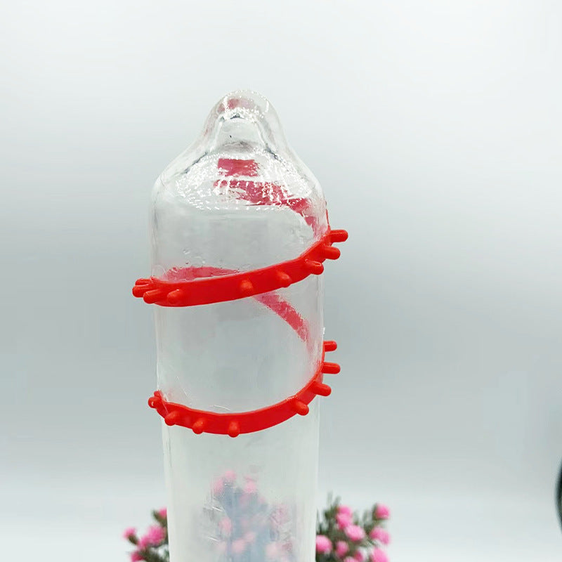 【Special-shaped】Bob Couple's Sexi Toys with Soft Thorns Sleeve Condoms 1 pcs