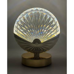 Golden Shell Crystal Bedroom Bedside Atmosphere Night Light