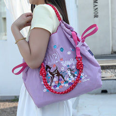 Japanese-style Embroidered Shopping Bags for Women, Fashionable, Niche and Large-capacity Bags