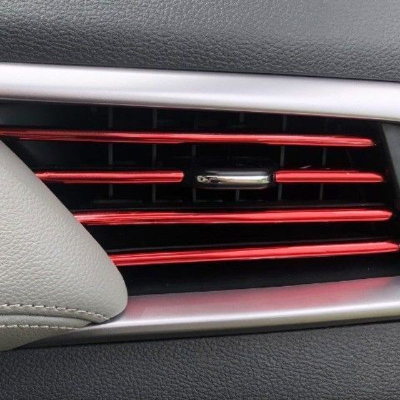 Car Air Vent Decoration Modification Supplies Self-adhesive Electroplated Clips