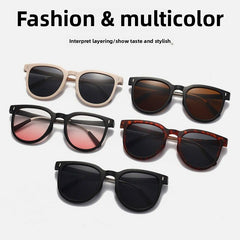 Korean Version High-end UV Protection Foldable and Portable Storage Sunglasses for Men or Women