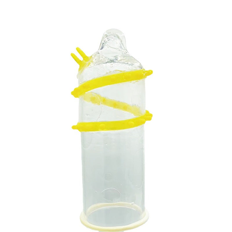 【Special-shaped】Bob Couple's Sexi Toys with Soft Thorns Sleeve Condoms 1 pcs