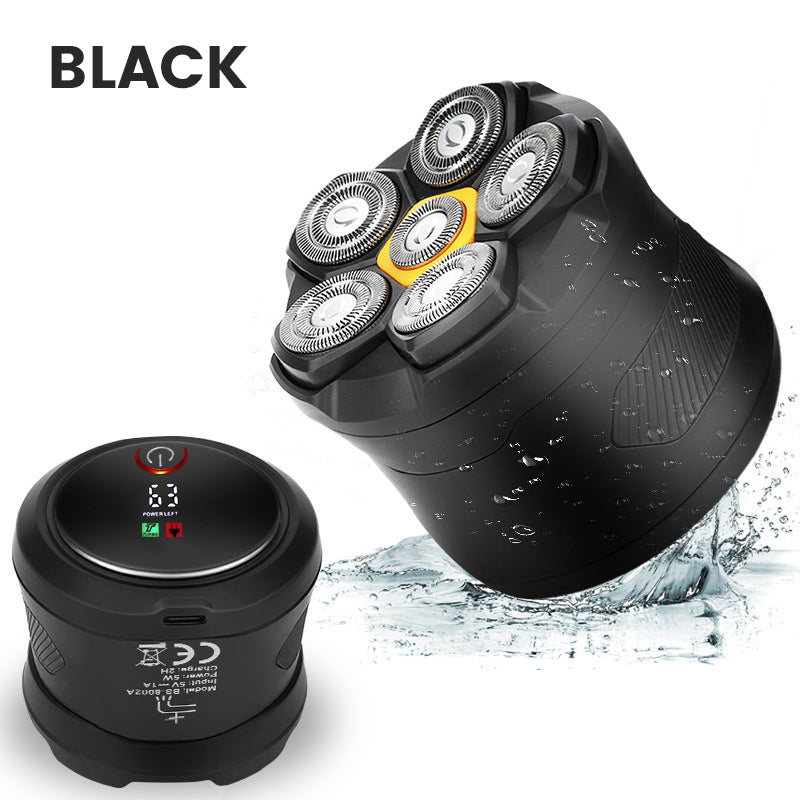 6D Waterproof Head Shaver Set