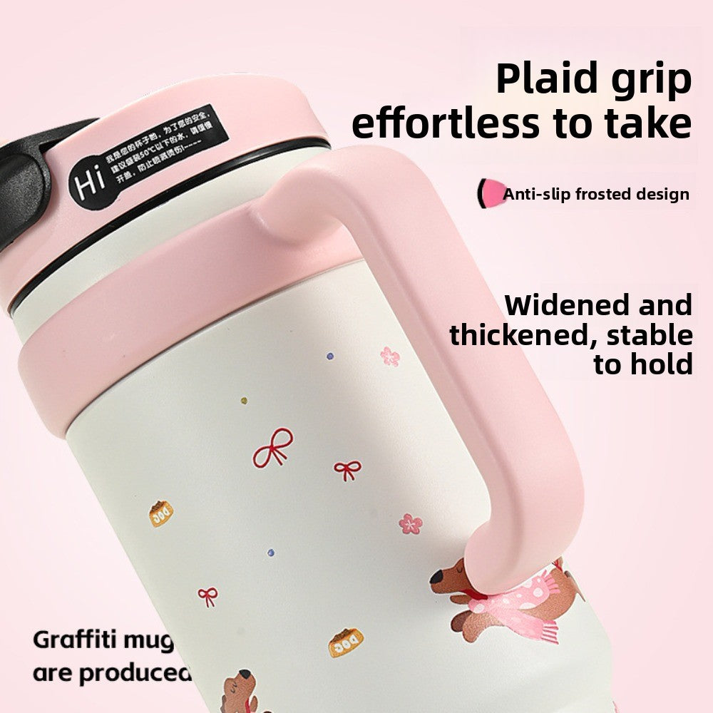Big MAC Insulated Cup, Stainless Steel Water Cup with Straw