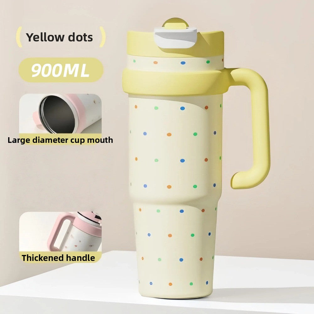 Big MAC Insulated Cup, Stainless Steel Water Cup with Straw