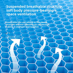 Summer Chair Office Long Sitting Honeycomb Gel Breathable Cooling Pad