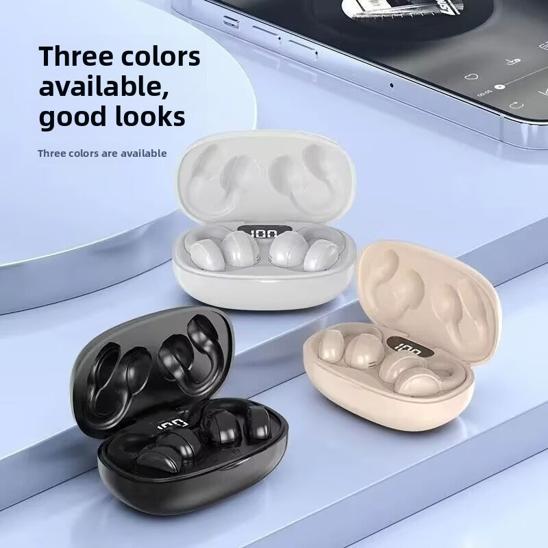 X58 Bone Conduction New Wireless Ear Clip Earphone Sports High Quality Noise Reduction Long Battery Life Bluetooth Earphone