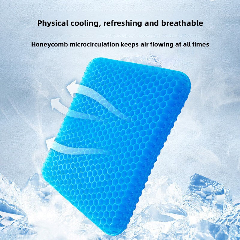 Summer Chair Office Long Sitting Honeycomb Gel Breathable Cooling Pad