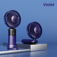 Portable, Silent Mini Desktop Folding Fan with Usb Charging