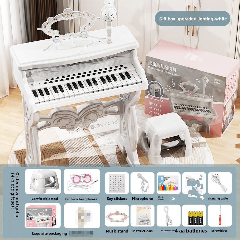 Children's Beginner Multi-functional High-end Piano Toy Birthday Gift