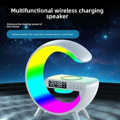 Wireless Bluetooth Speaker Alarm Clock 13 Multifunctional Birthday Gift Atmosphere Light