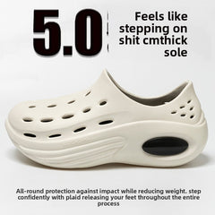 Men's Summer Slip-Resistant Thick-Sole Holes Sandals